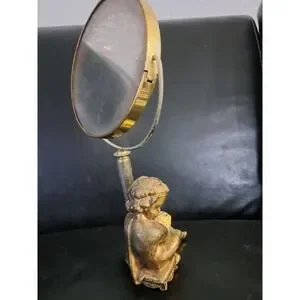 Bath | Vintage French Vanity Cherub Angel Theme Double Sided Stand  display picture 1